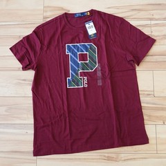 Polo Ralph Lauren Shirt Mens Large Varsity Preppy Graphic Tee T-Shirt Big P Logo