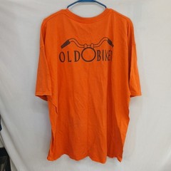 Old Biker Clothing Co EST 2004 Orange Short Sleeve 2 Sided Graphics T Shirt 2XL