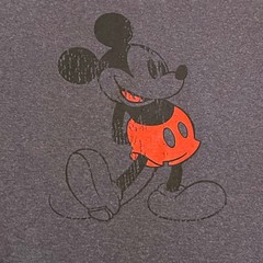 Vintage Disneyland Resort Mickey Mouse T Shirt Adult Size XL Blue Red 90s Casual