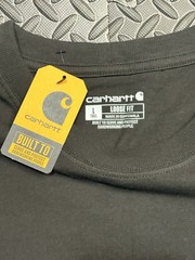 Carhartt Men’s K87 Workwear Pocket Short Sleeve T-Shirt – Black Large – NWT