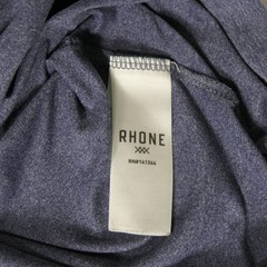Rhone Reign Men’s T-Shirt Blue XXL Performance Athletic Anti-Odor UPF50+ US Made