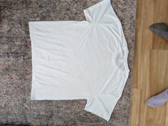 Men’s 2XL Or Women 3XL White T-shirt With BLACK Graphics COTTON MADE USA