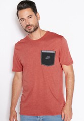 Men’s Nike Reflective Pocket T-Shirt XS Red Casual Skateboarding Gym New