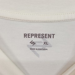 REPRESENT Shirt Mens XL Cream Pullover Crew Team 247 T-Shirt Tee