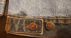 Vtg Med Wt Denim Waist Jacket-Never Worn-Won At Horse Show Mens Large