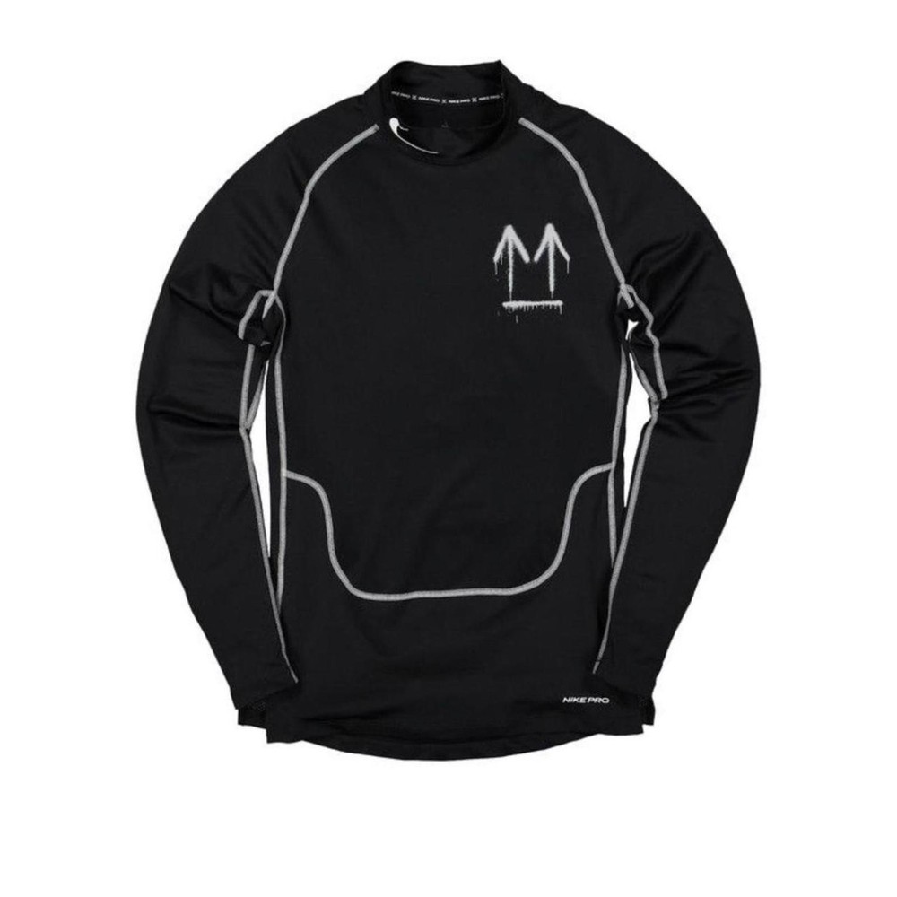 2020 Nike x Off-White Pro Long-Sleeve T-Shirt ‘Black’