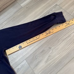 Vintage Bert Pulitzer Turtle Neck Blank Navy Blue Size L Made USA Single Stitch