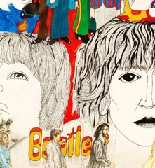 Beatles (Black) – Hand Drawn Artwork – 100% Ringspun Cotton T-Shirt