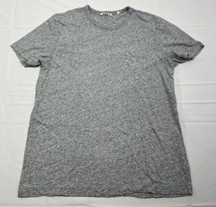 Buck Mason Mens Medium Blue Cotton Rayon Blend Crew Neck T Shirt Casual Preppy