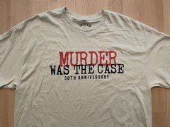 Snoop Dogg Death Row Records XL Beige T Shirt Murder Was The Case SS Tee