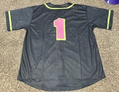 NEW Party Animals Baseball Jersey Black Savannah Bananas #1 Men’s XL
