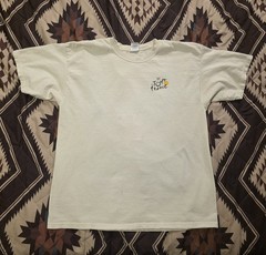 Vtg Tour De France 100th Anniversary Double Sided T Shirt White Men’s XL Cycling