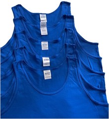 Lot Of 5 Gildan Classic Fit Tank Top For Men Ultra Cotton Sleeveless Shirts NEW