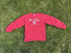 Vintage Ride Of Steel Darian Lake Long Sleeve Shirt Six Flags, Superman Men’s L