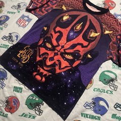 Vintage Star Wars Darth Maul All Over Print Lee Sport Mens Large