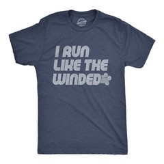 Mens I Run Like The Winded Tshirt Funny Jogging Fitness Tee