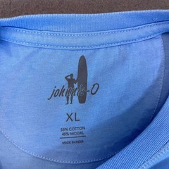 johnnie-O Palm Paradise Graphic S/S Shirt Malibu Blue M L XL 2XL Modal Surf USA