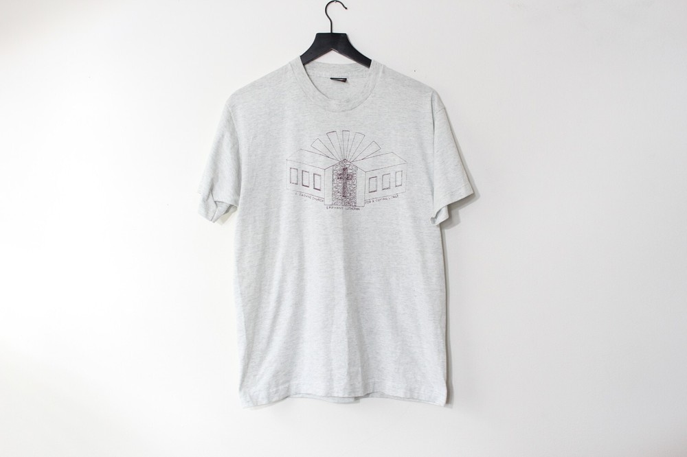 Vintage 90s USA-Made Single Stitch Epiphany Lutheran Church Shirt – Large