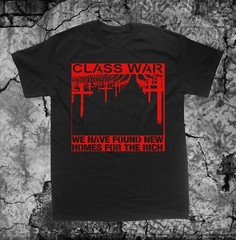 Class War shirt Political Punk Nausea Anarchy Human Liberation Rights Crass Doom