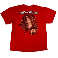 Jack Links Beef Jerky Promo T-Shirt Sasquatch Feed Your Wild Side Mens Size XL