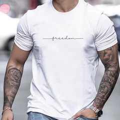 Men’s Streetwear Graphic T-Shirt Cotton Oversized Y2K POD Crew Neck Tee