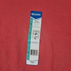 Gildan G8000 DryBlend Mens T-Shirt XL Red Classic Fit Moisture Wicking NWOT