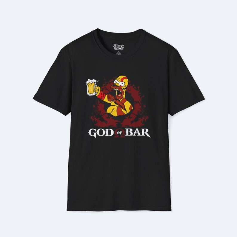 Homer Simpson Beer Parody T-Shirt – Funny Duff Inspired Cartoon Graphic T Shirt