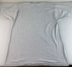D.A.R.E TO KEEP KIDS OFF DRUGS NEON RAINBOW Gray COTTON T-SHIRT Sz L Large