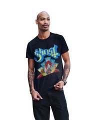 Ghost Devil’s Mouth Jumbo Print Officially Licensed Mens T Shirt Black