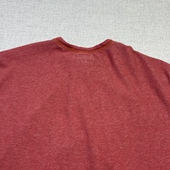 Tommy Bahama Shirt Mens XLT Red Long Sleeve Henley Contrasting Trim Button