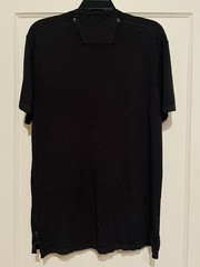 John Varvatos USA Men Charcoal Grey Heather Short Sleeve Duke Henley – NWT