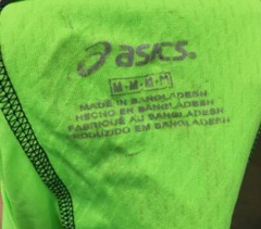 $32 Asics Men’s Green Short Sleeve Crew Neck Athletic Performance T-Shirt Size M