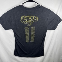 Next Level Fleetwood Mac T Shirt Mens Small Gray Concert Tour Graphic Tri-Blend