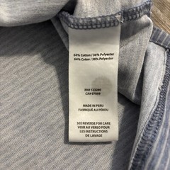 Travis Mathew The Heater Polo Shirt Mens Gray Medium Striped Logo Embroiderd