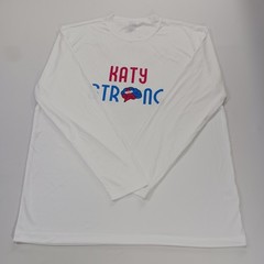 Sport-Tek ST350LS Katy Strong Men XL White Long Sleeve PosiCharge Competitor Tee