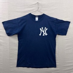 Gildan New York Yankees T-Shirt Mens Large Navy Rivera 42 Graphic Tee