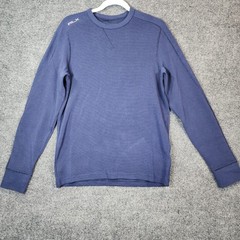 NWT RLX Ralph Lauren Men Performance Waffle Knit Golf Athleisure Crewneck Size M