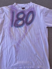 Vintage Nike Shirt XL RARE 90s Air Max 180 Promo Paint Portugal Ralph Steadman