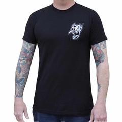 NWT Lowbrow Art Company Mens HAUNT ROD Tee Shirt BLACK SM-2XL LIMITED MADE USA