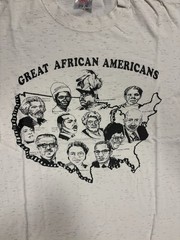 Vintage 90’s Great African American history t shirt: XL