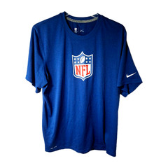Nike Soosh NFL On Field Shirt Tee Top Men’s XL Blue Royal Short Sleeve NWOT