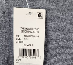 The Men’s Store at Bloomingdale’s Cashmere Blend Sweater Tee XXL Blue Gray S/S