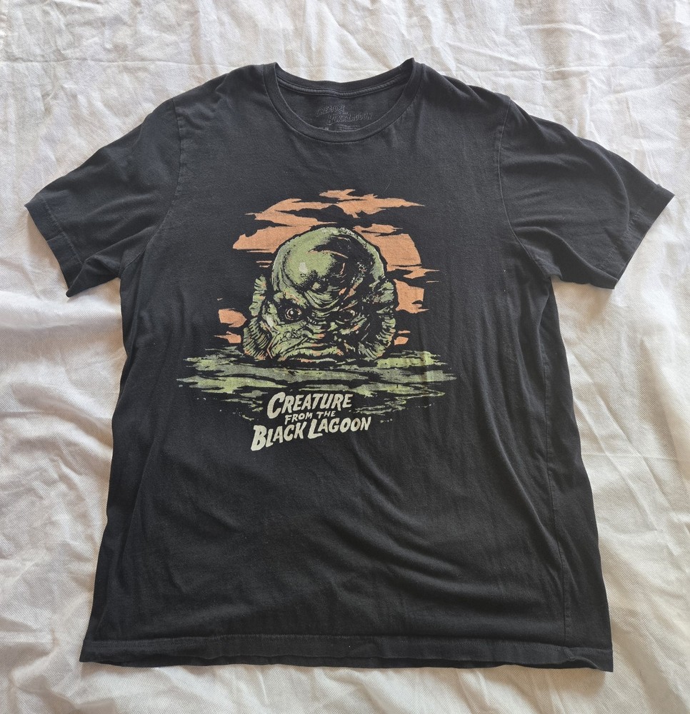 Fright Rags Creature from the Black Lagoon T-Shirt XL Pet And Smoke Free Home