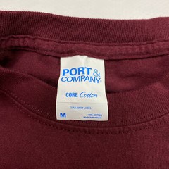 Port & Company T Shirt sz M Maroon El Salvador Crewneck Short Sleeve Streetwear