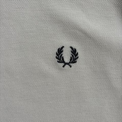 BNWT Fred Perry M7 Crew Neck Pique T-Shirt Ecru Black Mens Size Large Mod 60s