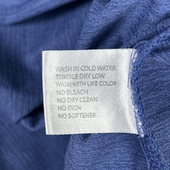 Rhoback Shirt Mens Small Blue Performance Tech Dog Logo Everyday Stretch Tee