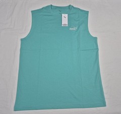 Puma Mens ESS # 1 Training Sports -Faster Tank Training Tank top Aquatic Blue