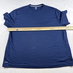 Athletic Works Men’s 2XL Blue T-Shirt Lightweight Breathable Workout