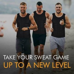 Men’s Slimming Shapewear Hot Neoprene Vest Body Shaper Sweat Shirt Waist Trainer