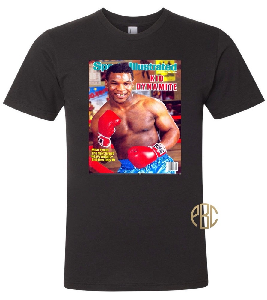 Mike Tyson Tee; Young Mike Tyson Sports Illustrated Shirt